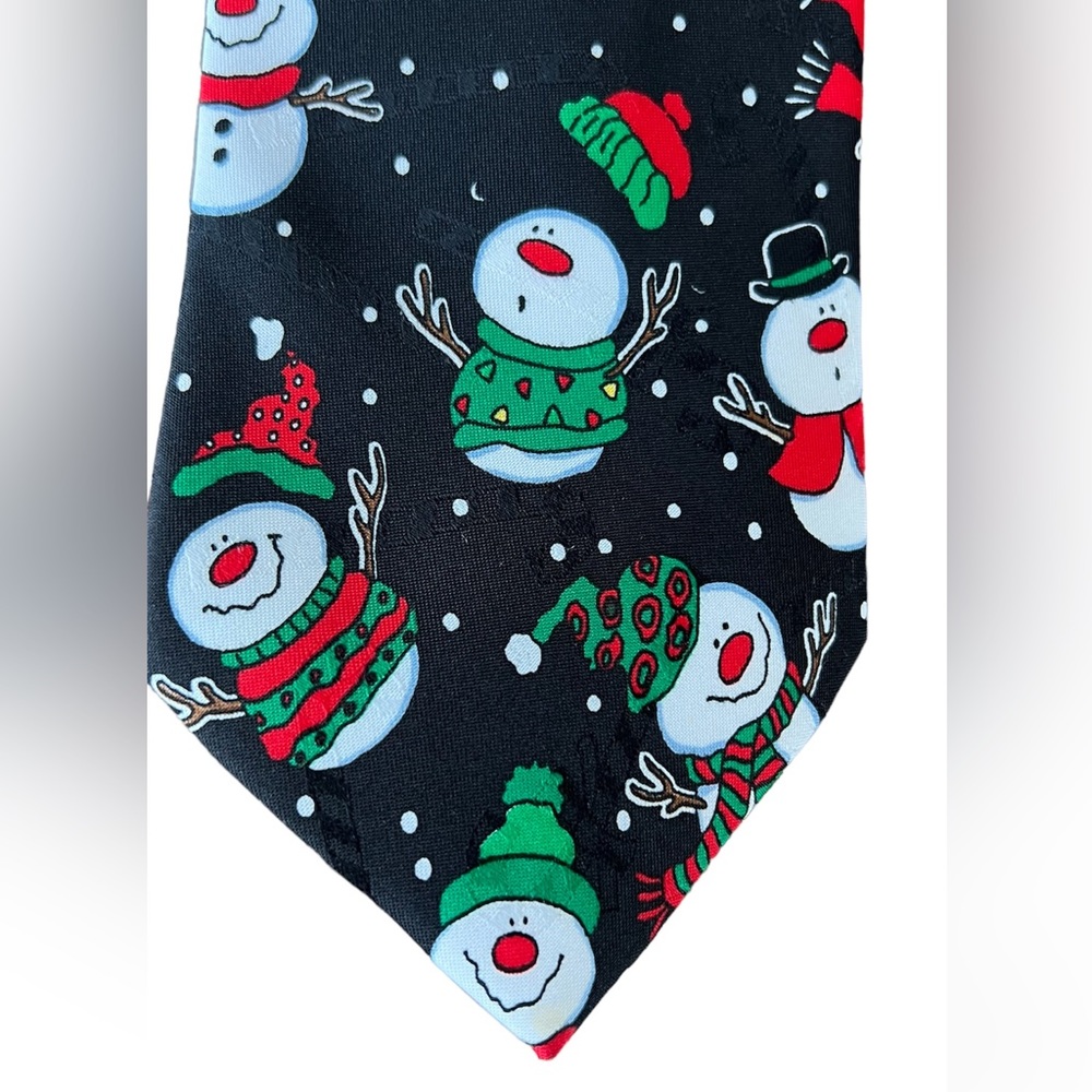 Vintage Hallmark Snowman Tie
